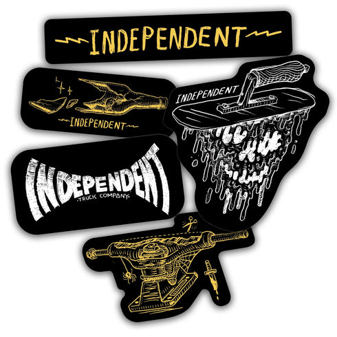 Independent - Bratrud Notebook Vinyl Stickers (5 Pack)