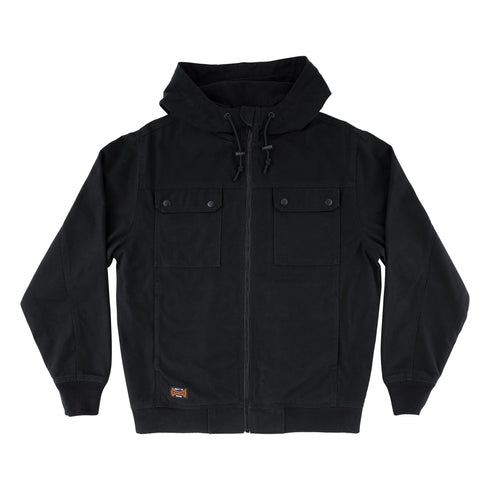 Independent - Built To Grind Hooded Canvas Work Jacket (Black)