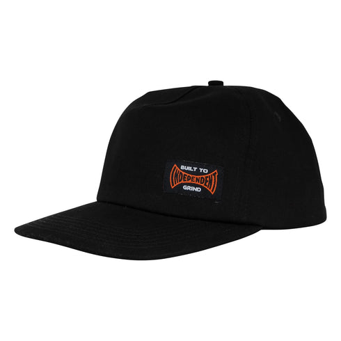 Independent - Built To Grind Snapback Hat (Black/Blue)
