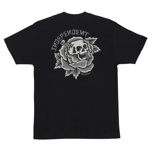 Independent - Dressen Skull Rose Shirt (Black)