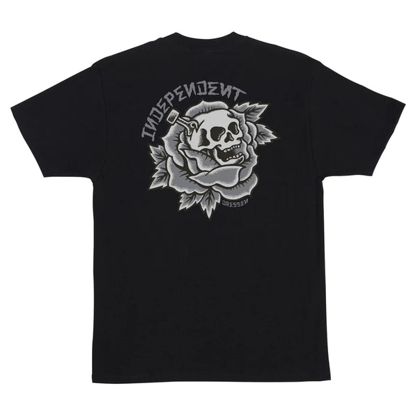 Independent - Dressen Skull Rose Shirt (Black)