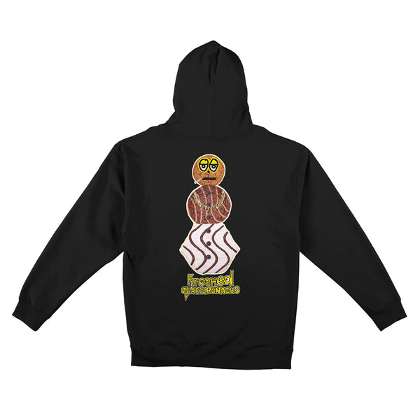 Krooked - Krooked X Quartersnacks Snackman Hoodie (Black)