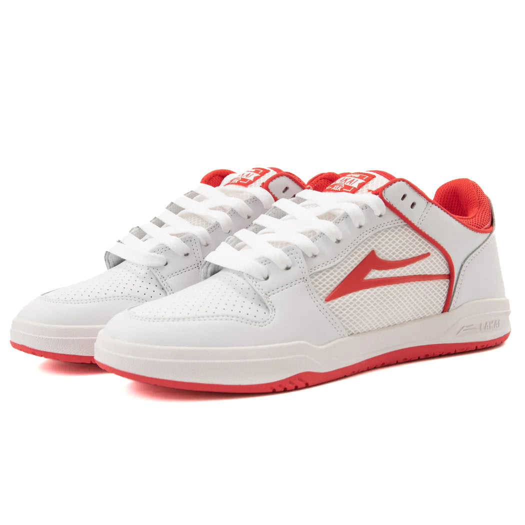 Lakai - Telford Low (White/Red) *SALE – 303boards.com
