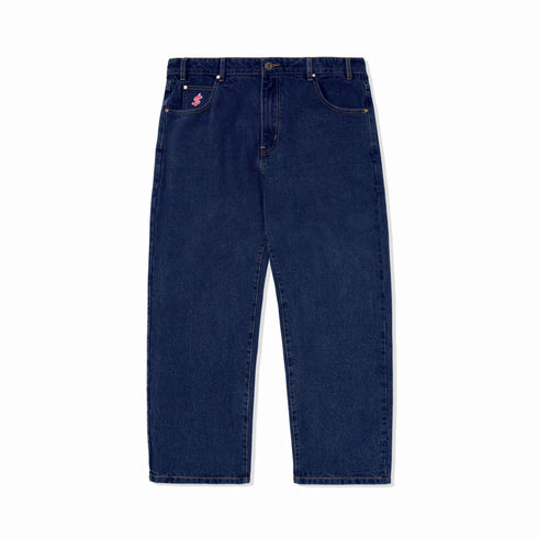 Cash Only - Logo Baggy Jeans (Raw Indigo) *SALE