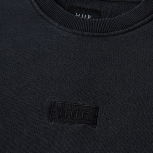 Huf - Mason Crewneck Fleece (Washed Black)