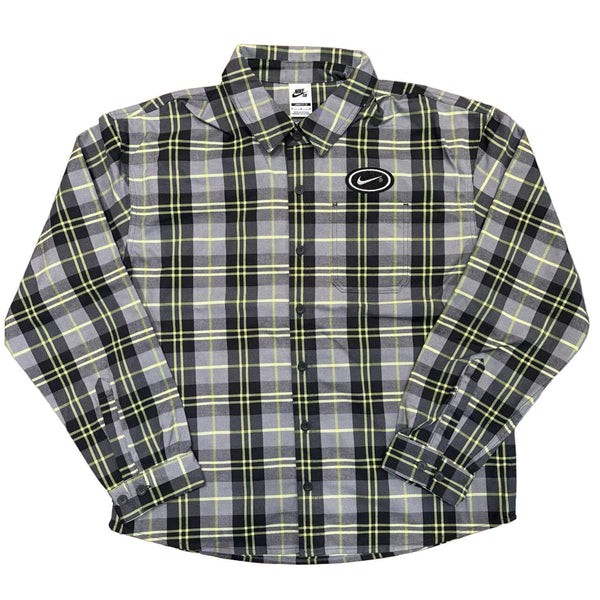 Nike SB - Nike SB X Eric Koston Skate Flannel (Dk Smoke Grey/Volt)