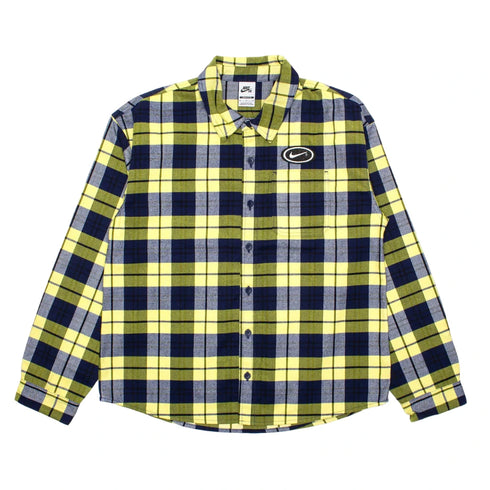 Nike SB - Nike SB X Eric Koston Skate Flannel (Midnight Navy/Speed Yellow)
