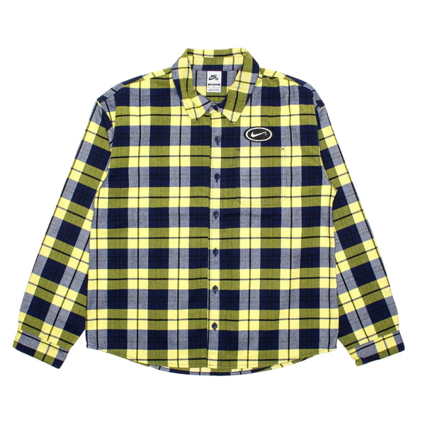 Nike SB - Nike SB X Eric Koston Skate Flannel (Midnight Navy/Speed Yellow)