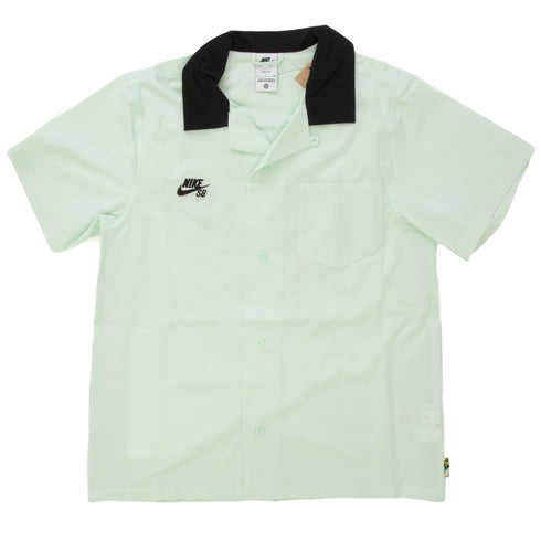 Nike SB - Olympic Kit Mens Short Sleeve Button Up Skate Bowler Shirt (Skateboarding Federation Kit)
