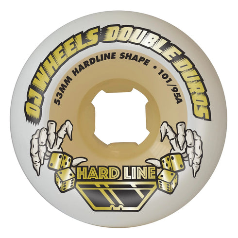 OJ - Double Duro Gum Hardline 101a/95a Wheels (53mm)
