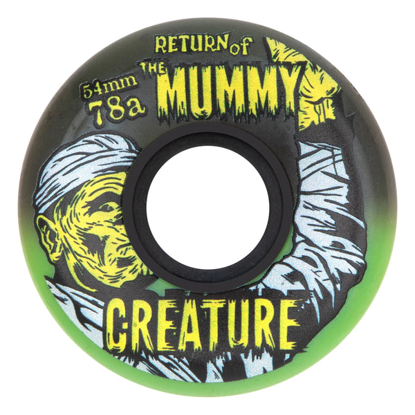 OJ - Keyframe Creature Mummy 92a Black/Green Wheels (54mm)