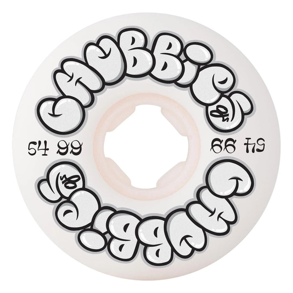 OJ - Throw Ups Chubbies White 99a Wheels (54mm/58mm)
