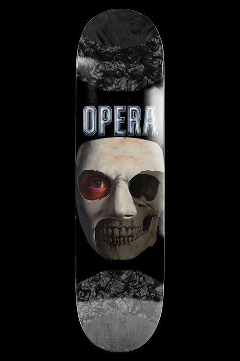 Opera - Skull Mask Symmetrical Pop Slick Deck (8.25")