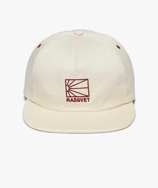 Paccbet (Rassvet) - 5 Panel Logo Strapback Hat (Cream)