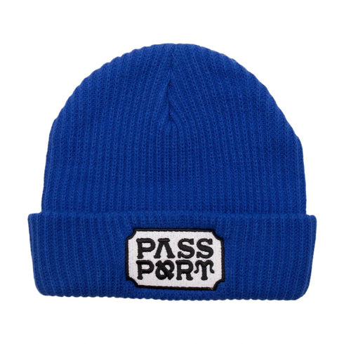 Pass Port - Yearbook Logo Beanie (Blue) *SALE