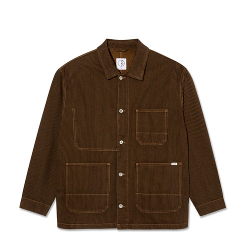 Polar - Ezra Jacket Hickory Stripe (Rust)