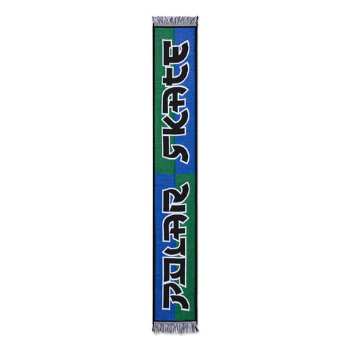 Polar - Squares Football Scarf (Blue/Green)
