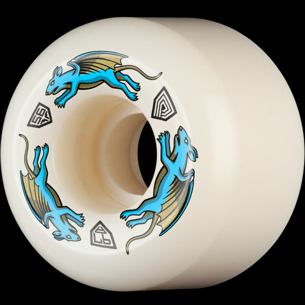 Powell - Dragon Formula Blue Nano Rat 97A AA2 Wheels (56mm)