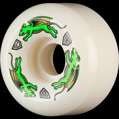 Powell - Dragon Formula Green Nano Rat AV6 88A Wheels (54mm)