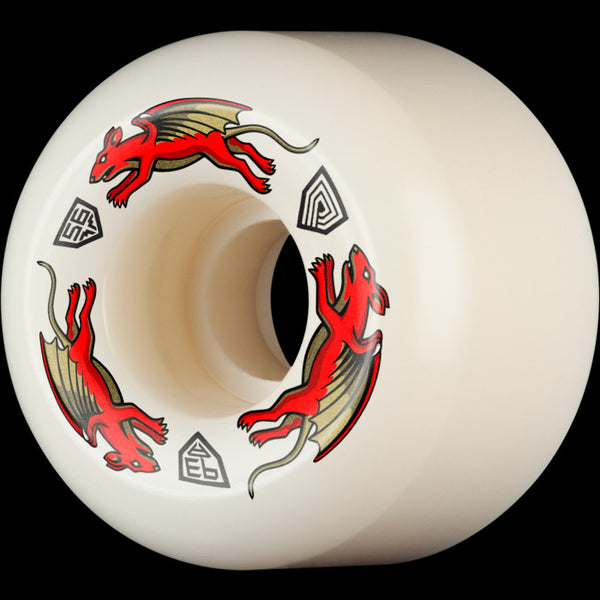 Powell - Dragon Fromula Red Nano Rat AA2 93A Wheels (56mm)