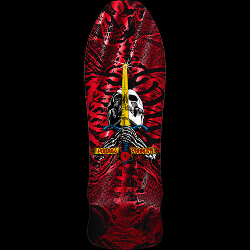 Powell - Geegah Skull & Sword Reissue Red Foil Deck (9.75")