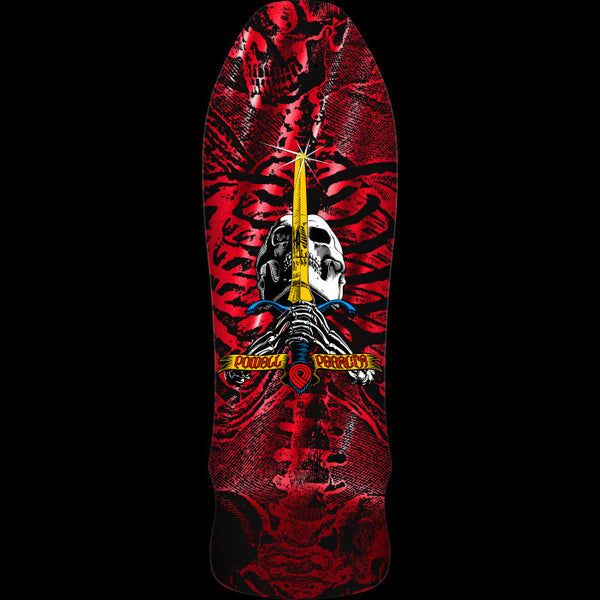 Powell - Geegah Skull & Sword Reissue Red Foil Deck (9.75")