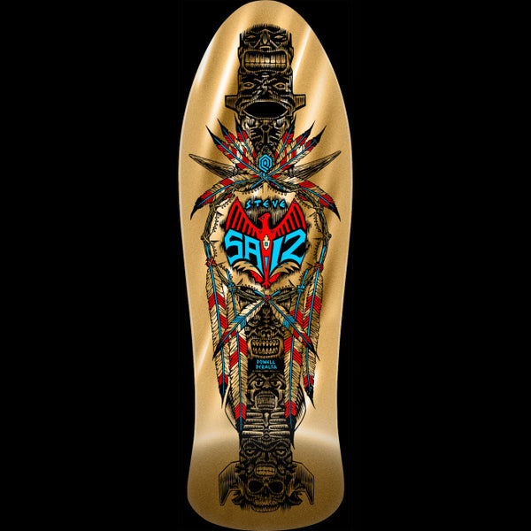 Powell - Steve Saiz Totem Reissue Gold Foil Deck (10")