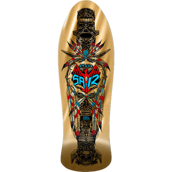 Powell - Steve Saiz Totem Reissue Gold Foil Deck (10")
