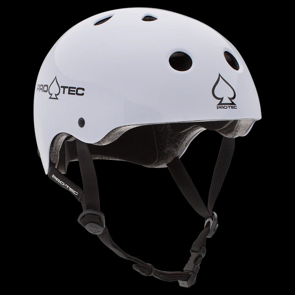 Pro Tec - Classic Skate Certified Helmet (Gloss White)