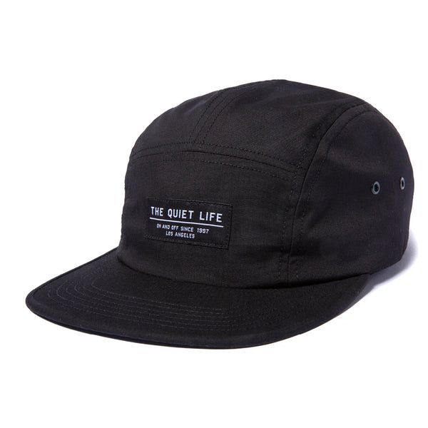 The Quiet Life - Foundation 5 Panel Camper Hat (Black)