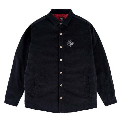 Magenta - Rover Cord Overshirt (Black) *SALE