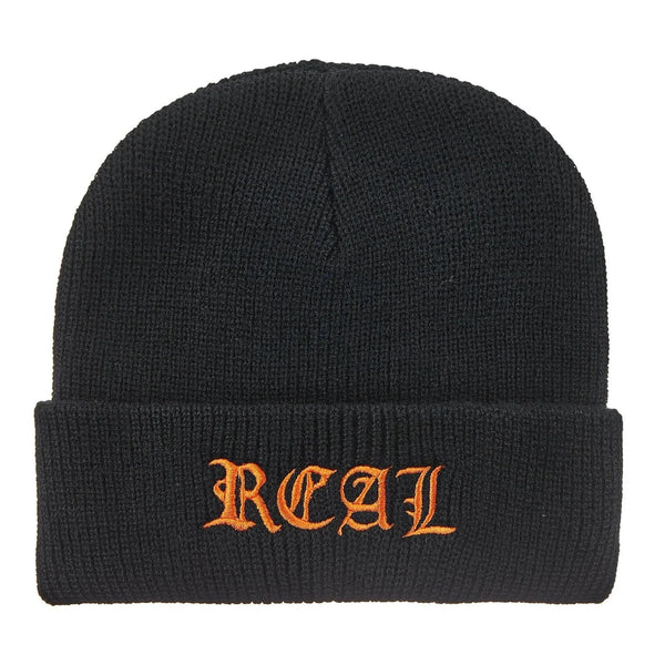 Real - Script Beanie (Black)