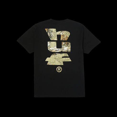 Huf - Huf x Realtree Megablast Tee (Black) *SALE