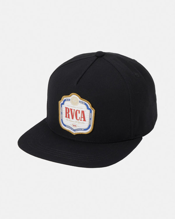 RVCA - Philsner Snapback (Black)