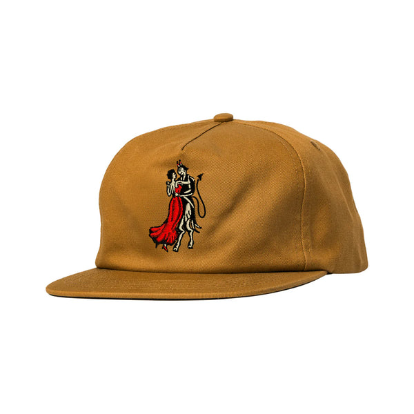 Real - Dance With The Devil Snapback Hat (Light Brown)