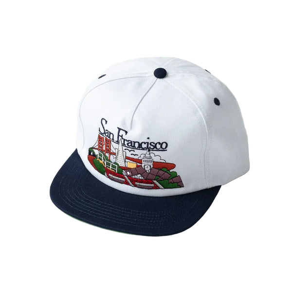 Real - SFC Snap Back Hat (White/Navy)