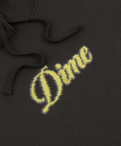 Dime - Pixel Cursive Hoodie (Vintage Black) *SALE