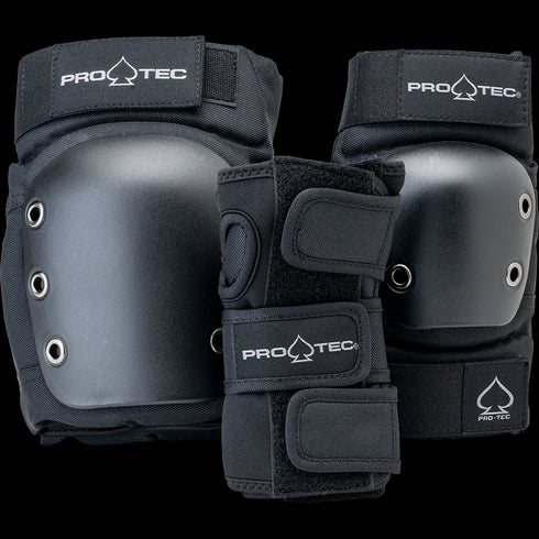 Pro Tec - Street Adult 3 Pack Open Back Pad Set (Multiple Sizes)