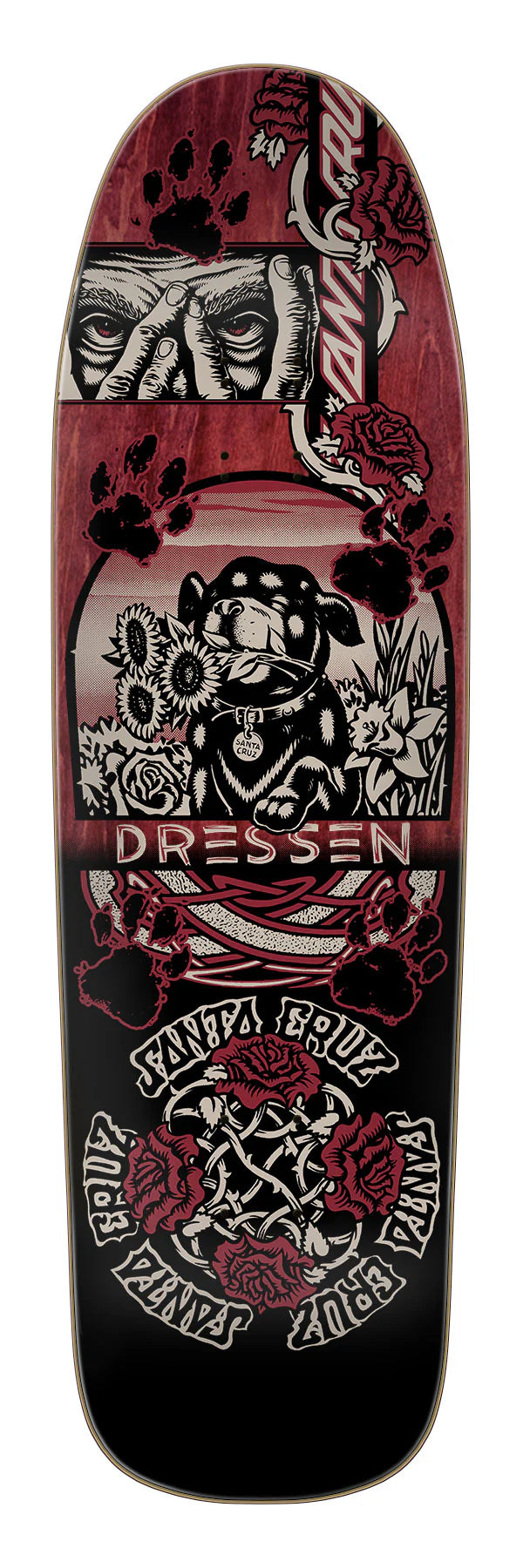 Santa Cruz - Dressen Evo Shaped Deck (9.3")