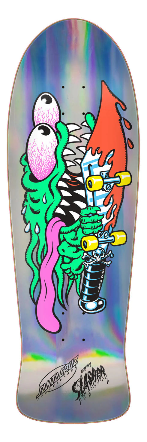 Santa Cruz - Meek Slasher Silver Foil Reissue Deck (10.1")