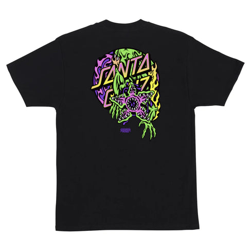 Santa Cruz - Stranger Things Demogorgon Dot Shirt (Black)