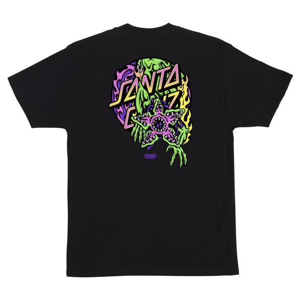 Santa Cruz - Stranger Things Demogorgon Dot Shirt (Black)