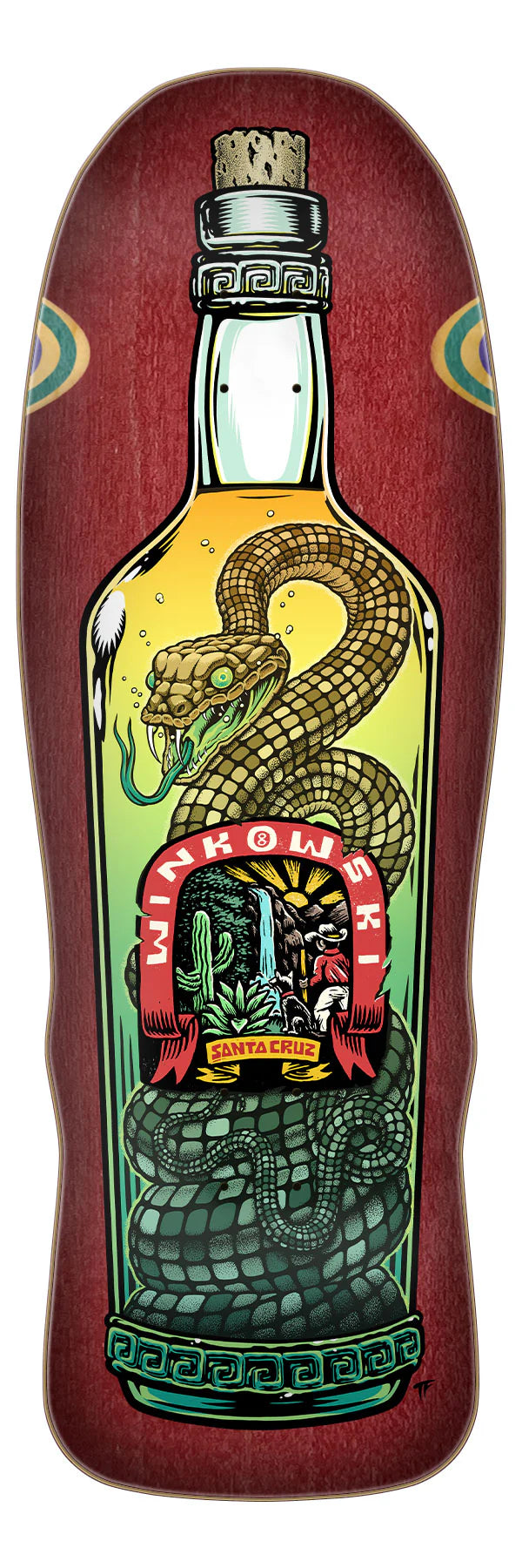 Santa Cruz - Winkowski Agave Snake Pro Shaped Deck (10.35")