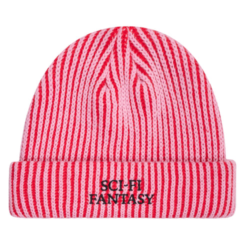 Sci-Fi Fantasy - Logo Beanie (Pink/Dark Red)