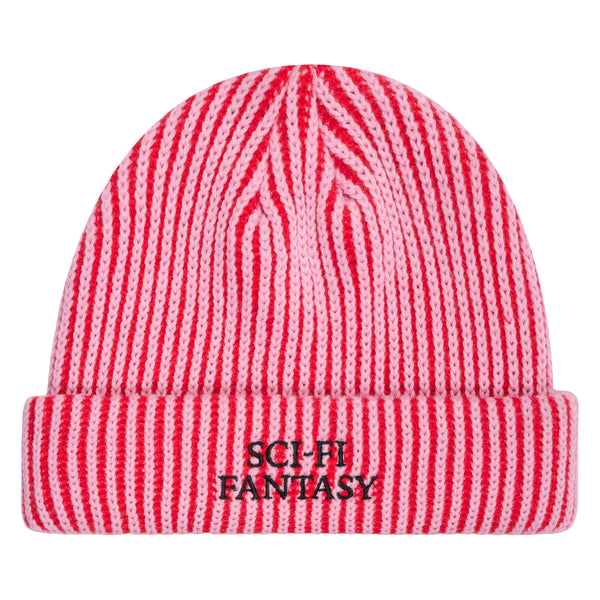 Sci-Fi Fantasy - Logo Beanie (Pink/Dark Red)