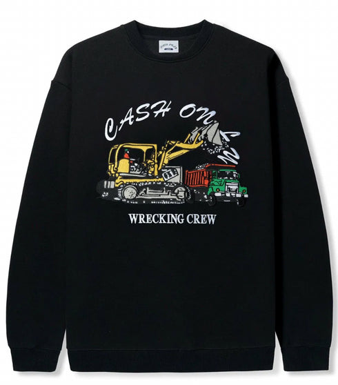 Cash Only - Wrecking Crewneck (Black) *SALE