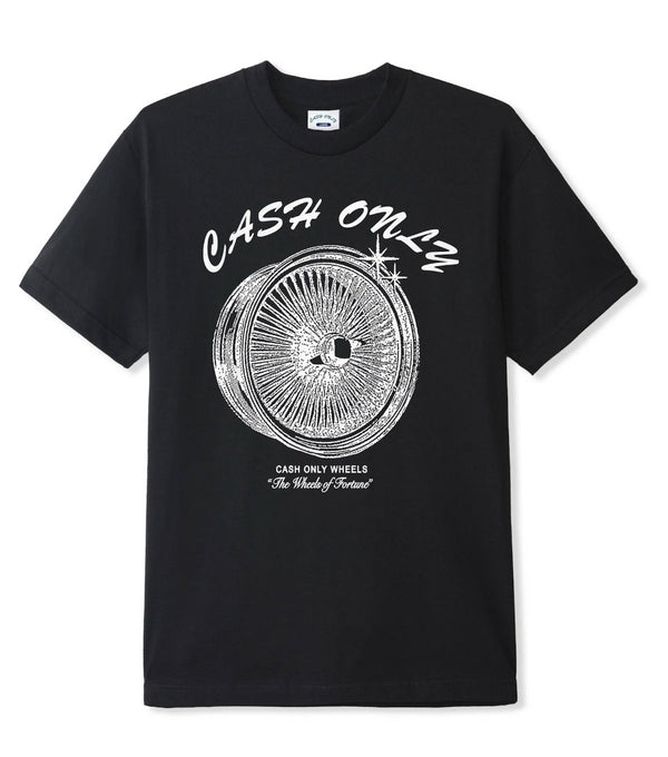 Cash Only - Wheels Tee (Black)