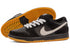 Nike SB - Dunk Low Pro (Black/White-Black-Gum Light Brown)