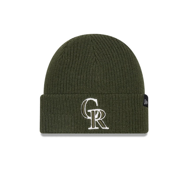 New Era - Colorado Rockies Wool Knit Beanie (Green Merino)