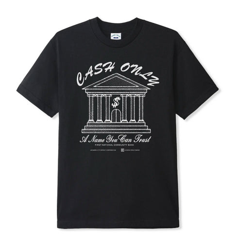 Cash Only - Bank Tee (Black)